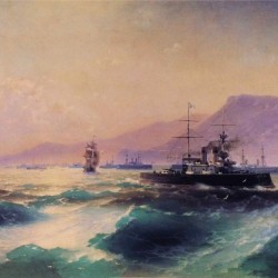 Gunboat off Crete